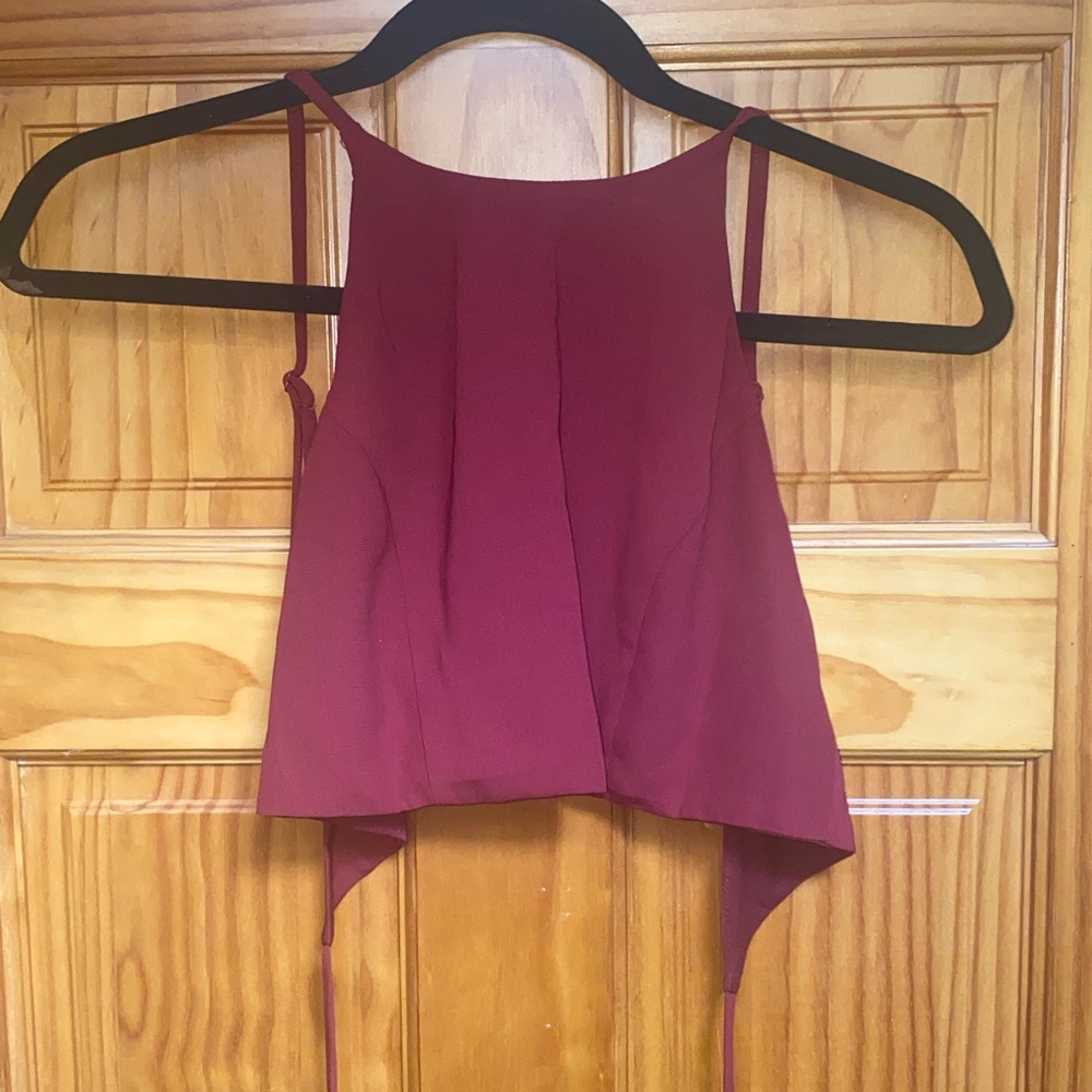Tobi backless crop top